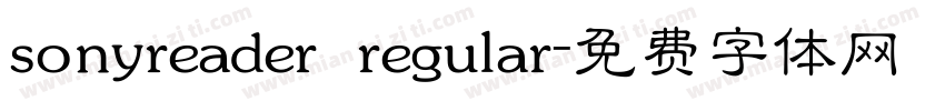 sonyreader regular字体转换